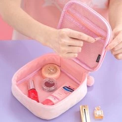 Juwas.com Online Store Kawaii OH.LEELY - Plush Toiletry Bag