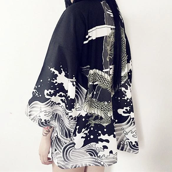 Juwas.com Online Store CLOTHING Japanese Harajuku Retro Dragon Kimono Bathrobe 6 Juwas.com Online Store CLOTHING Japanese Harajuku Retro Dragon Kimono Bathrobe