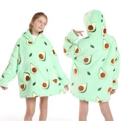 Juwas NEW ARRIVAL Comfy Avocado Sherpa Oversize Pajamas Hoodies 16 Juwas NEW ARRIVAL Comfy Avocado Sherpa Oversize Pajamas Hoodies