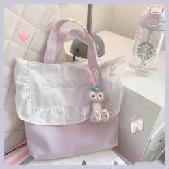 Juwas NEW ARRIVAL Ruffled Mini Bucket Handbag