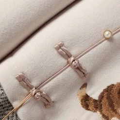 Juwas Vintage Embroidery Loose Sweatshirt Dress