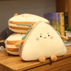 Juwas Sandwich Bread Plush Stuffed Toys ACCESSORIES