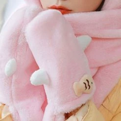 Juwas CLOTHING Cute Penguin Hooded Warm Soft Scarf