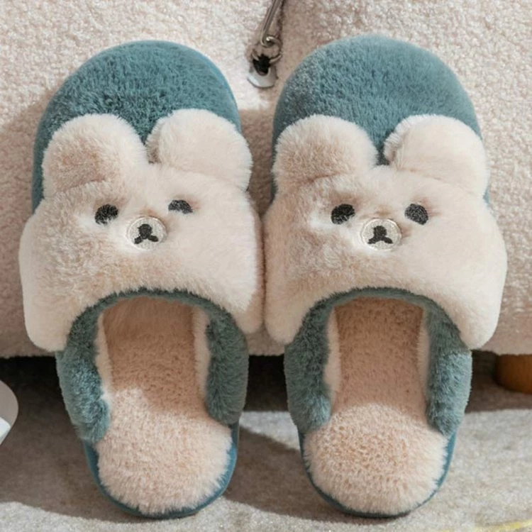 Juwas Cartoon Bear Cotton Slippers 6 Juwas Cartoon Bear Cotton Slippers