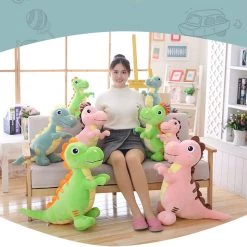 Juwas NEW ARRIVAL Happy T-Rex Dinosaur Plush Stuffed Toys