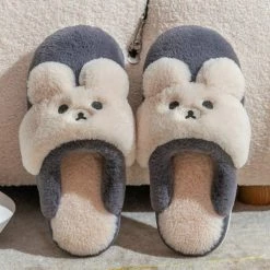 Juwas Cartoon Bear Cotton Slippers 18 Juwas Cartoon Bear Cotton Slippers