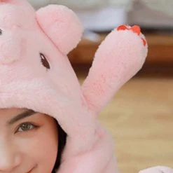 Juwas CLOTHING Cute Animal Hooded Warm Soft Scarf