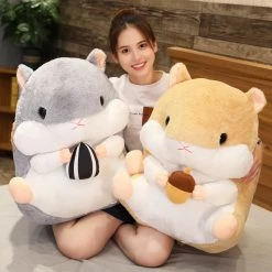 Cheap Juwas Store 10 Juwas Hamster Plush Holding Snack Stuffed Toy Plushies