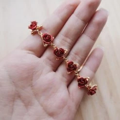 Juwas.com Online Store NEW ARRIVAL A Dozen Roses Bracelet