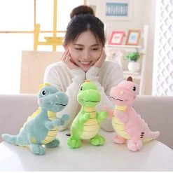 Juwas NEW ARRIVAL Happy T-Rex Dinosaur Plush Stuffed Toys