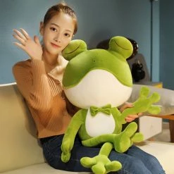 Juwas Cute Frog Plush Kermit Plushie Stuffed Toy