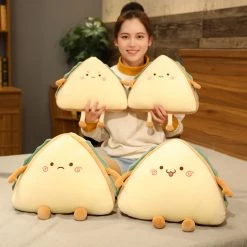 Juwas Sandwich Bread Plush Stuffed Toys ACCESSORIES