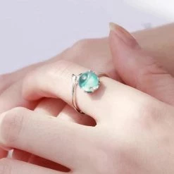 Juwas NEW ARRIVAL Blue Mermaid Ring