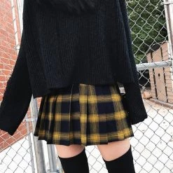 Juwas.com Online Store NEW ARRIVAL Gothic Punk Harajuku Pleated Skirt