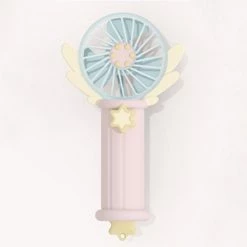 Juwas Cute Handheld Angel Fan