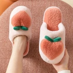 Juwas Cute Peach Cotton Slipper NEW ARRIVAL