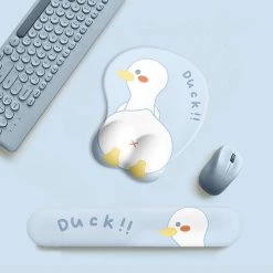 Juwas NEW ARRIVAL Duck Mousepad And Keyboard Wrist Rest