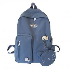 Juwas Kawaii Cat Backpack With Purse HOME&LIFESTYLE