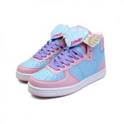Juwas.com Online Store NEW ARRIVAL Kawaii Unicorn Cartoon High Top Sneakers