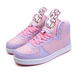 Juwas.com Online Store NEW ARRIVAL Kawaii Unicorn Cartoon High Top Sneakers